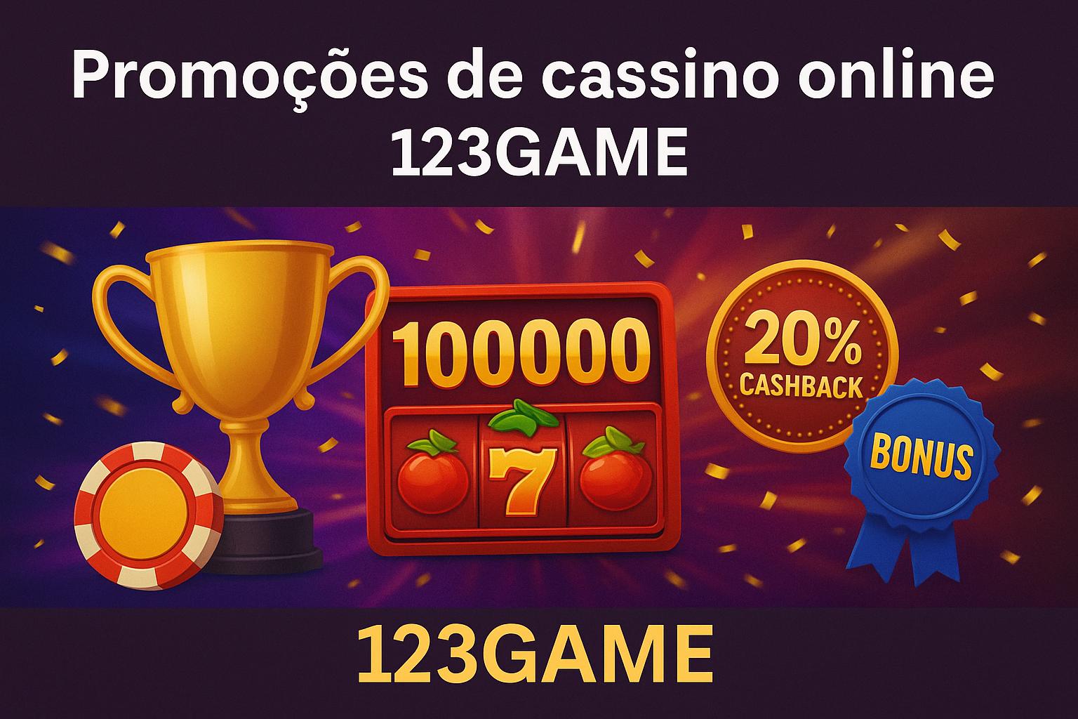 O bônus promocional 123GAME é uma ótima maneira de começar sua aventura