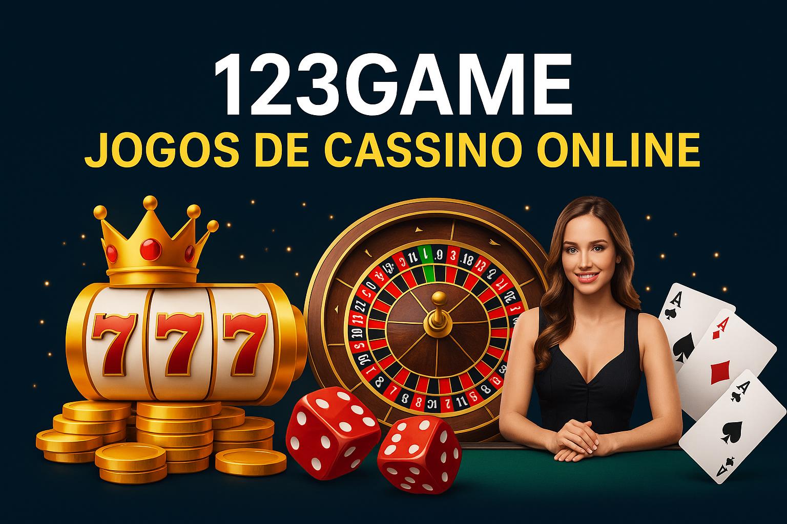 Jogos de cassino online inovadores e emocionantes na 123GAME